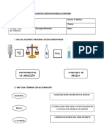 Evaluacion Ciencias Naturales-La Materia