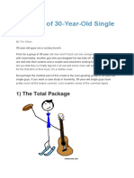 10 Types of 30 Year Old Single