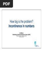 How Big Is The Problem?: Incontinence in Numbers