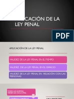 Vigencia o Eficacia en La Aplicación de La Ley Penal