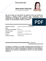 Curriculum Vitae-Diana Carolina Yovera