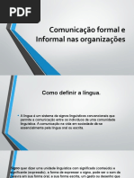 Comunicação Formal e Informal Nas Organizações
