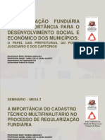 Palestra 07 - A Importância Do CTM No Processo de Regularização Fundiária - Drs - Eder Teixeira Marques e Daniel Camilo