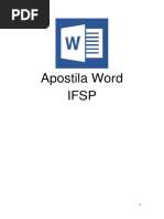 Apostila Word IFSP