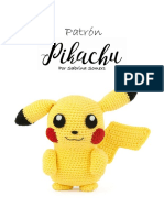 Crochet Pattern Pikachu Espanol