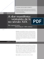 A Dor Manifesta - Vestuário de Luto No Século XIX