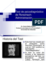 Test de Rorschach: Administración y Tabulación