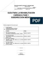 Guía para La Rehabilitación Cardiaca Fase 1