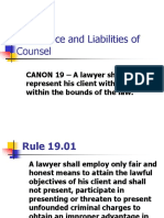 Negligence, Liabilities of Counsel