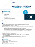 Application Documents Checklist: Making A Successful Application