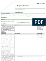 Training Program PDF