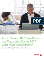 Xerox Phaser 6022 Color Printer and Xerox Workcentre 6027 Color Multifunction Printer