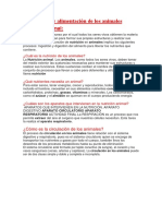 La Nutrición y Alimentación de Los Animales