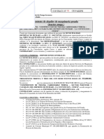 Contrato de alquiler de tractor oruga para construcción de trocha en Cusco