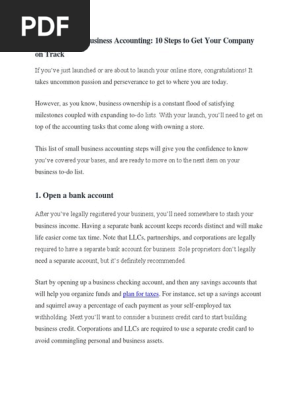 Accounting for Small Business-1