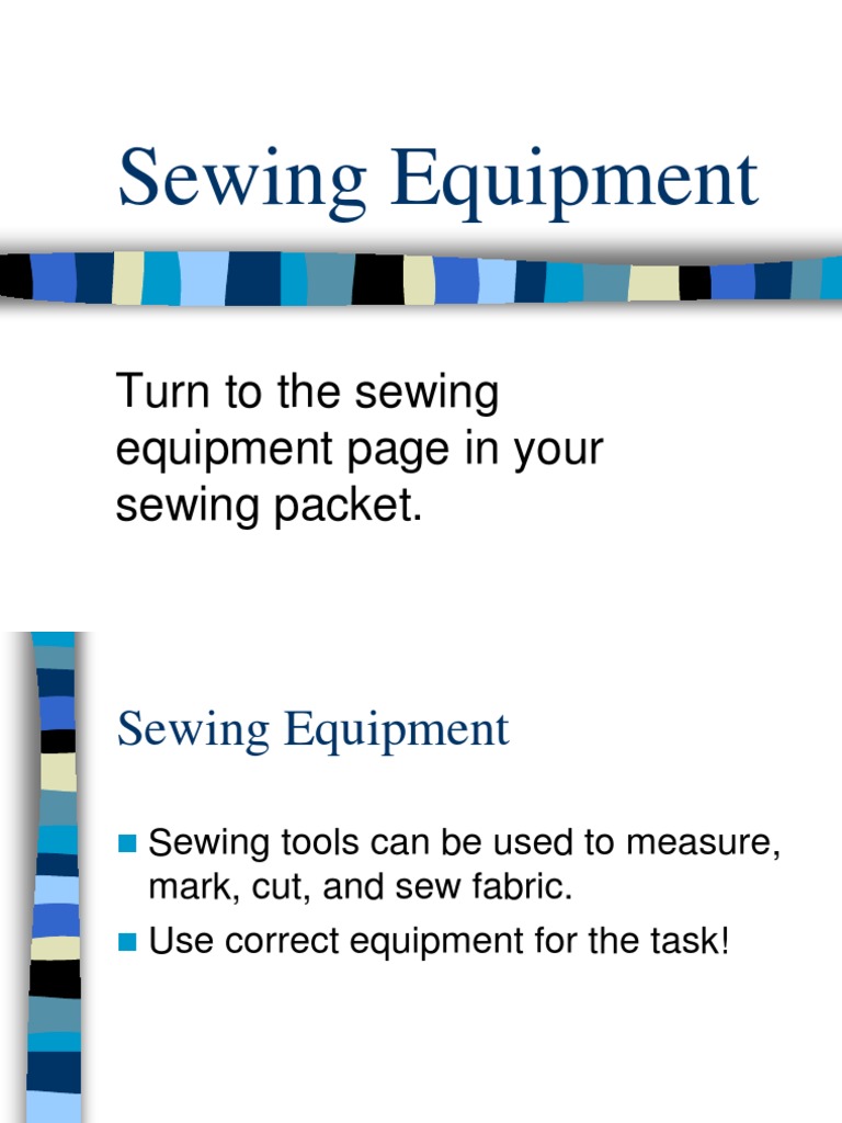 Sewing Equipment PDF Scissors Sewing