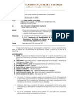 Informe de inconsistencias en replanteo inicial de obra de abastecimiento de agua en Monchoruco, Piura