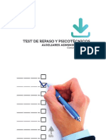 TEST DE REPASO Y PSICOTÉCNICOS - AUX. ADMTVOS. COMUNIDAD DE MADRID