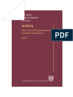Justicia-Memoria Del IV Congreso Nacional de Derecho Constitucional-Diego Valadés y Rodrigo Gutiérrez
