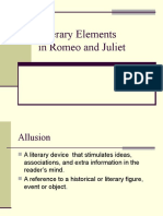 Literary Elements Romeo and Juliet