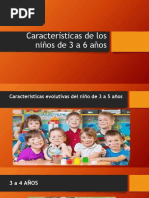 Caracteristicas Del Niño de 3 A 6 Años