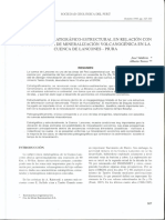 Evolución Estratigrafica-estructural Cuenca de Lancones