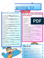 Will and Going To With Key Grammar Drills 53055