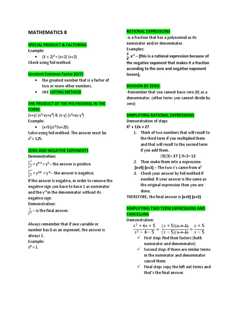 Math and Science Concepts Overview | PDF | Reflection (Physics) | Waves