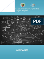 Mathematics IN AGRICULTURE PDF