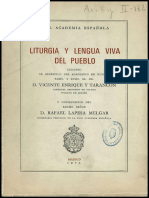 Discurso de Ingreso Vicente Enrique Tarancon