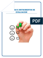 Tecnicas e Instrumentos de Evaluacion - Docx TRABAJO FINAL