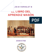 El Libro Del Aprendiz Masón Carlos Manuel Verhelst