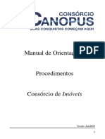 Consórcio Canopus - MANUAL - IMÓVEIS - Vs - Ano - 2019