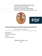 Informe de Aeroponia Raices y Tuberosas