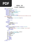 Modul VB Class Koneksi