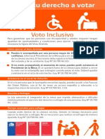 Voto inclusivo para personas con discapacidad