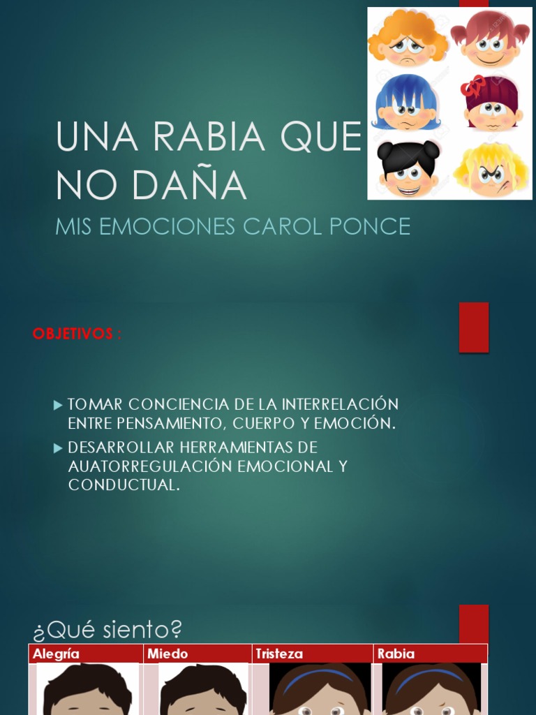 Regulación Emocional: Manejo de la Rabia | PDF