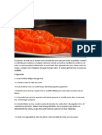 Pasos para Realizar Sashimi