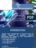 MIS in Supply Chain Management