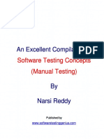 An Excellent Compilation Of: Software Testing Concepts (Manual Testing)