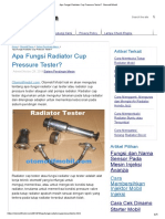 Fungsi Radiator Cup