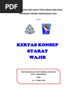 Kertas Konsep Syarat Wajib Penyertaan Pemilihan KKPDRM Trganu 2019