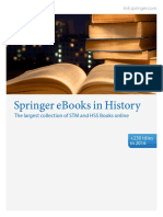 Springer Ebooks in History: The Largest Collection of STM and Hss Books Online