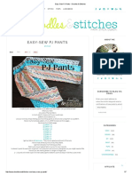 Easy-Sew PJ Pants: Home DIY Design Cook Paint Stitch Pups Lookbook