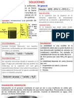 Soluciones químicas: tipos, unidades de concentración y aplicaciones