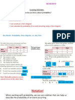 Venn Diagrams and Probability