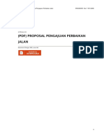 (PDF) Proposal Pengajuan Perbaikan Jalan PDF