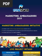 ForeVision_Marketing Ambassadors 2019