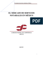 El Mercado de Servicios Notariales en Mexico