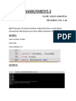 Assignment-2: Name: Aman Agrawal SEC&ROLL NO.: A-26